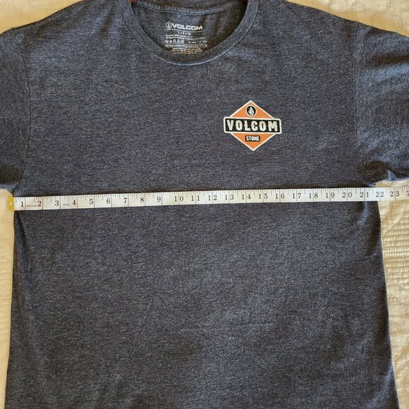 Volcom Men's size Large tee dark gray - Picture 5 of 9
